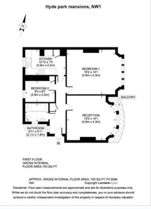 Elegant Bright Central London Flat - Sleeps 5 外观 照片